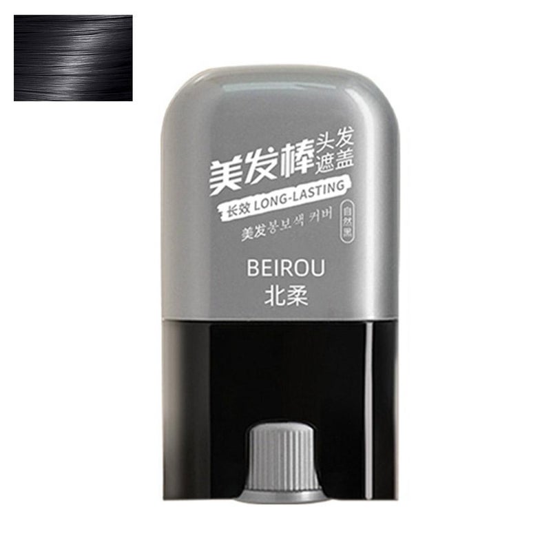 Beirou hair styling iron with built-in comb, temporary gray hair cover, beard dyeing and hair coloring pen, convenient for emergency use. Liyue portable.